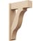 Ekena Millwork 7 1/2-in W x 22-in D x 34-in H Funston Block Rough Cedar Woodgrain TimberThane Outlooker, Primed Tan OUTUR075X22X34FST44RCPR - alternate 1